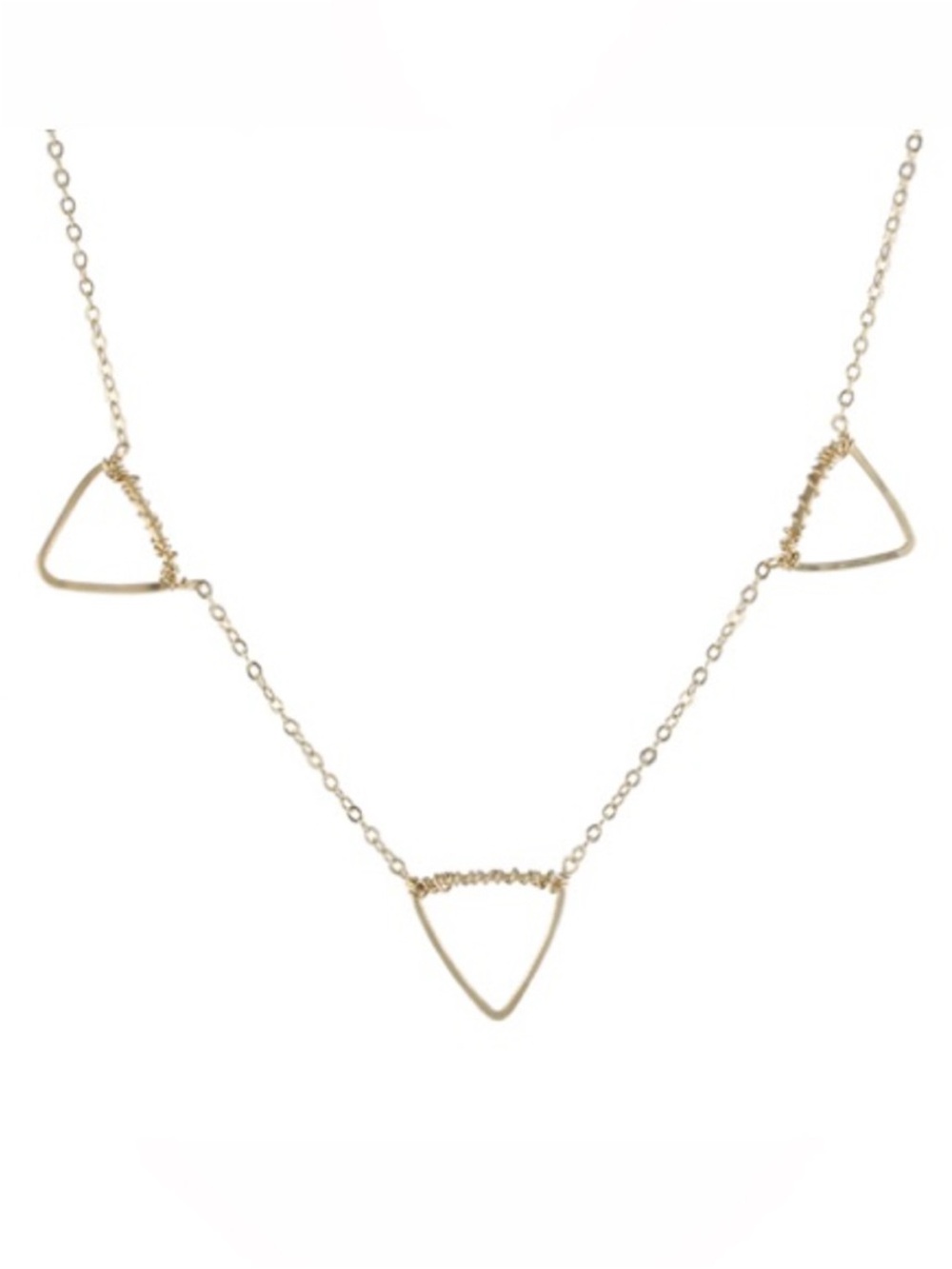 PEGGY LI TRIPLE GEO SHAPE NECKLACE